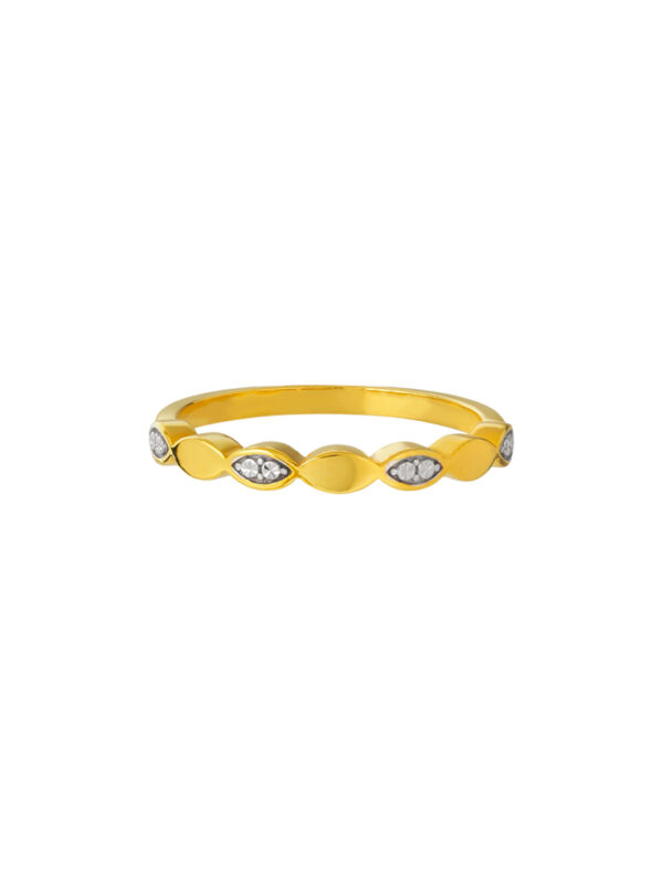 TOMEI Diamond Cut Collection Ring, Yellow Gold 916