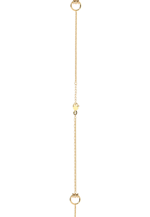 TOMEI Five Blessings Well-Being Bracelet, Yellow Gold 750