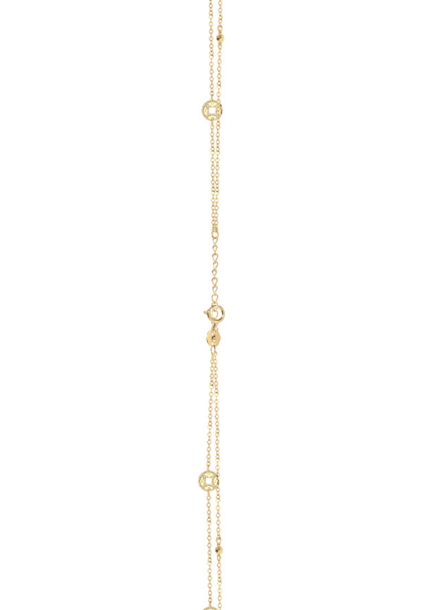 TOMEI Five Blessings Abundance Bracelet, Yellow Gold 750