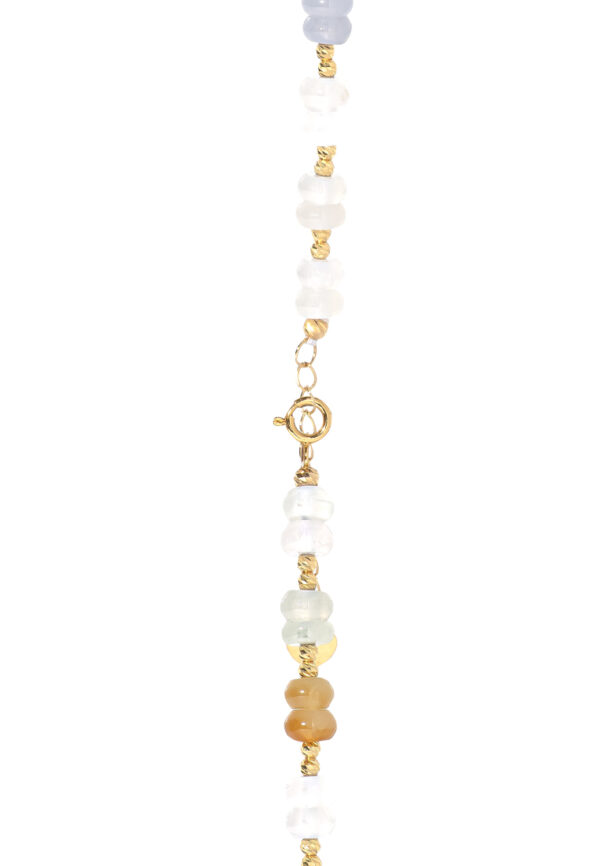 TOMEI Five Blessings Jade Bracelet, Yellow Gold 750