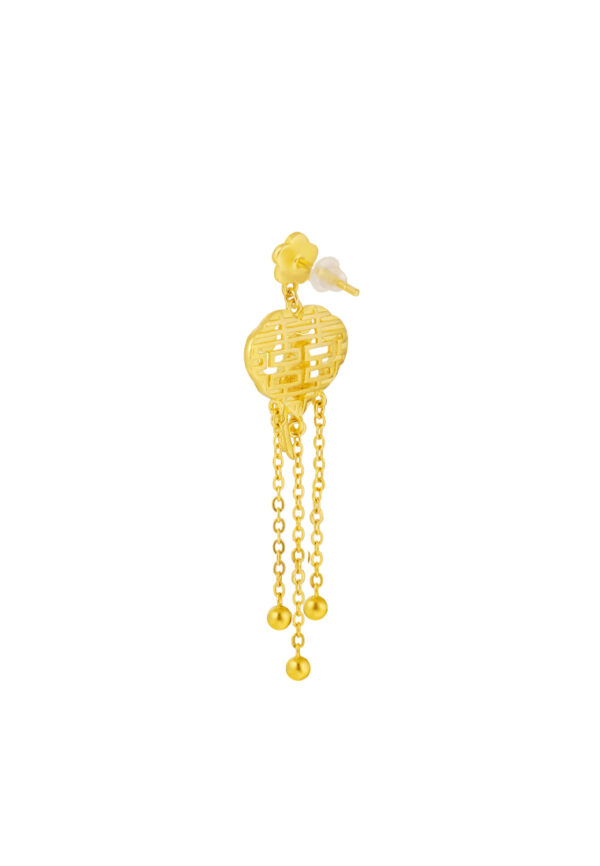 TOMEI x Xifu Earrings, Yellow Gold 999