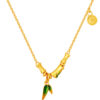 TOMEI X XIFU 【竹福】Bamboo Inspired  Necklace, Yellow Gold 999