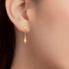 TOMEI Lusso Italia Dangling Earrings Yellow Gold 916