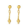 TOMEI Lusso Italia Dangling Earrings Yellow Gold 916