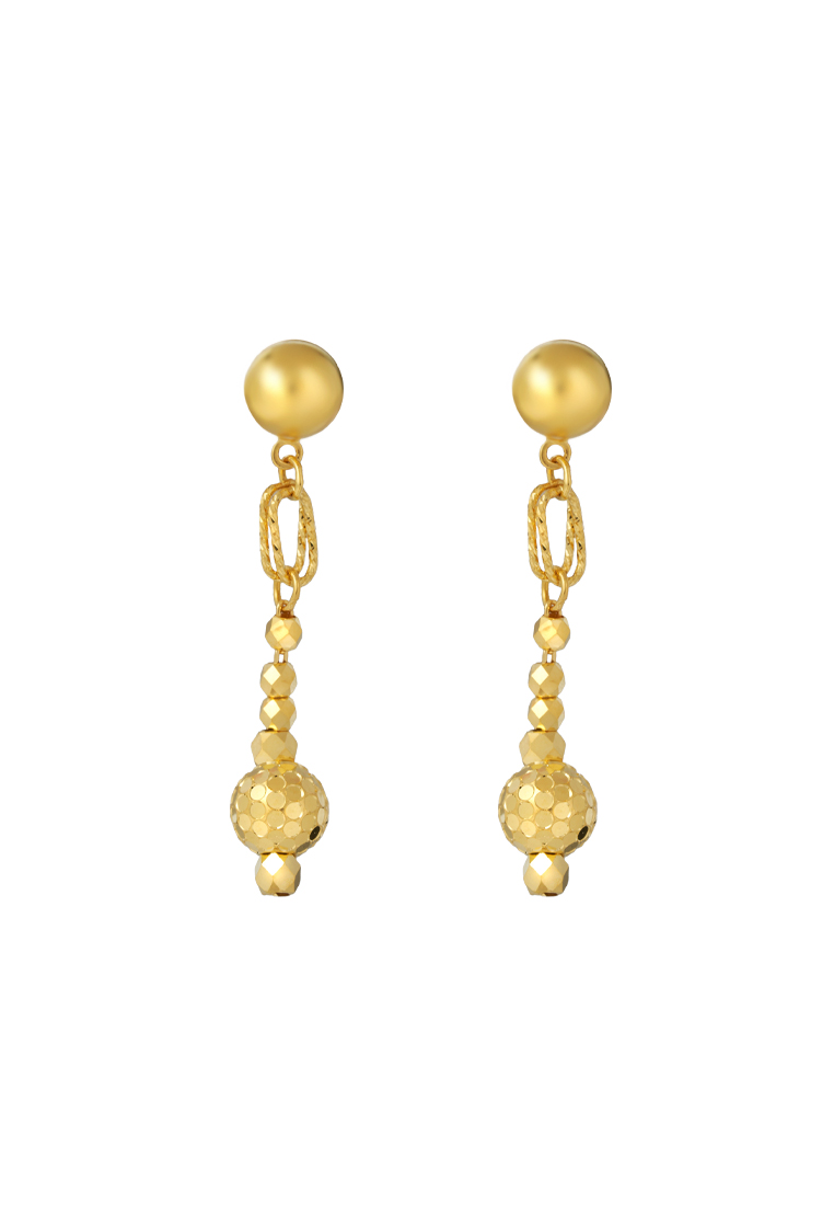 TOMEI Lusso Italia Dangling Earrings Yellow Gold 916
