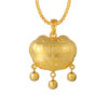TOMEI Ping-An Lock Pendant, Yellow Gold 916