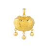 TOMEI Ping-An Lock Pendant, Yellow Gold 916