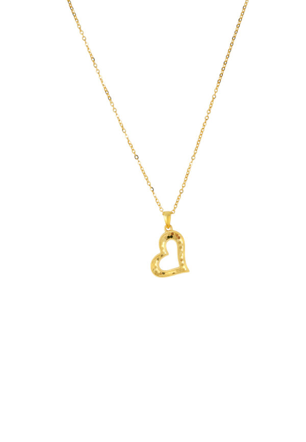 TOMEI Lusso Italia Heart Necklace, Yellow Gold 916