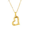 TOMEI Lusso Italia Heart Necklace, Yellow Gold 916