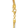 TOMEI Lusso Italia Trio-Tone Bangle, Yellow Gold 916