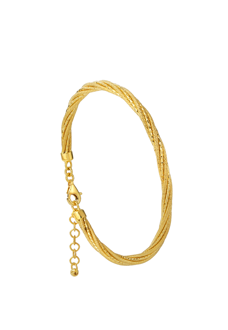 TOMEI Lusso Italia Bangle, Yellow Gold 916