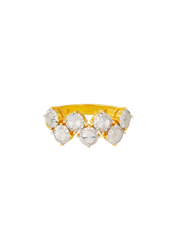 TOMEI Diamond Cut Collection Ring, Yellow Gold 916