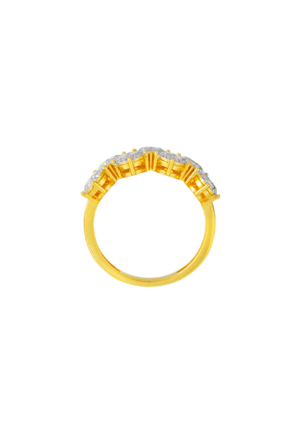 TOMEI Diamond Cut Collection Ring, Yellow Gold 916