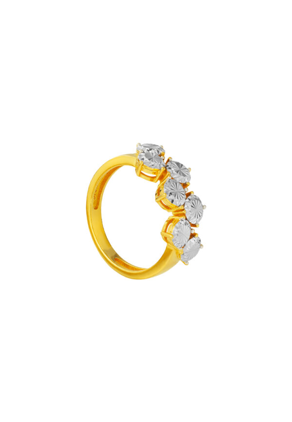 TOMEI Diamond Cut Collection Ring, Yellow Gold 916