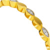 TOMEI Diamond Cut Collection Bangle, Yellow Gold 916
