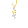 TOMEI Diamond Cut Collection Pendant, Yellow Gold 916