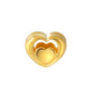 TOMEI Chomel Collection Heart Charm, Yellow Gold 916