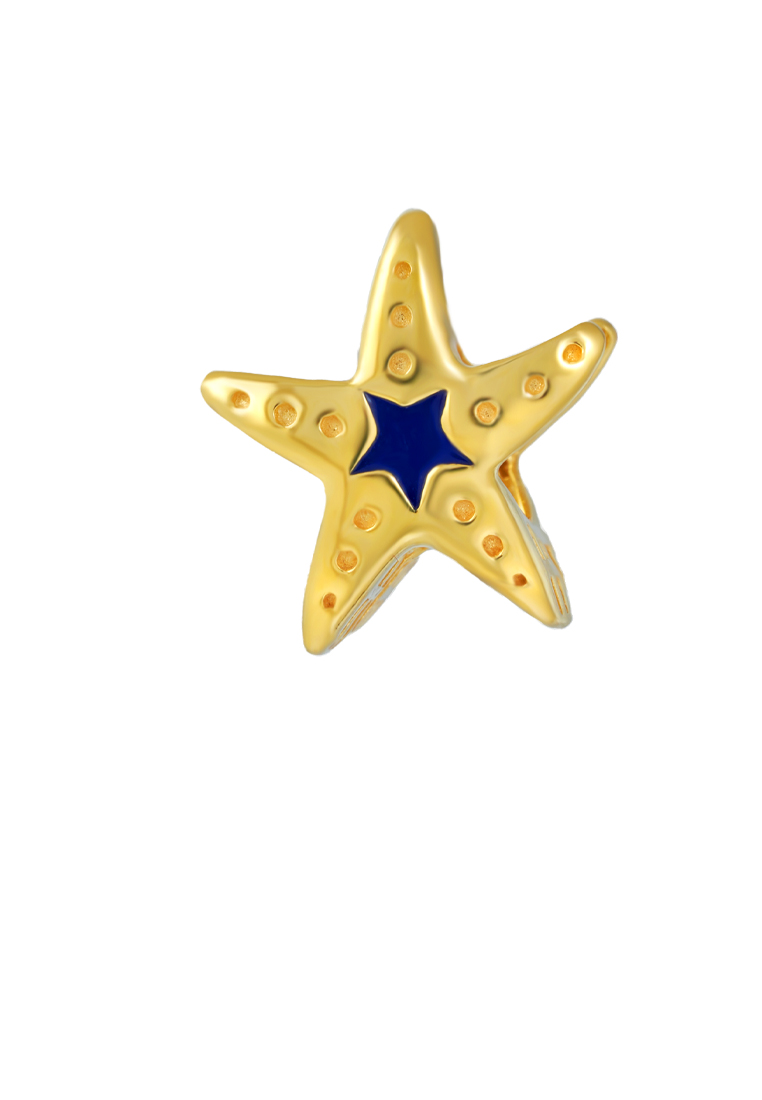 TOMEI Chomel Collection Starfish Charm, Yellow Gold 916
