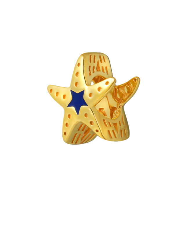 TOMEI Chomel Collection Starfish Charm, Yellow Gold 916