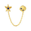 TOMEI Chomel Collection Shell & Starfish Charm, Yellow Gold 916
