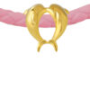 TOMEI Chomel Collection Dolphin Couple Charm, Yellow Gold 916
