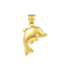 TOMEI Lusso Italia Dolphin Pendant, Yellow Gold 916