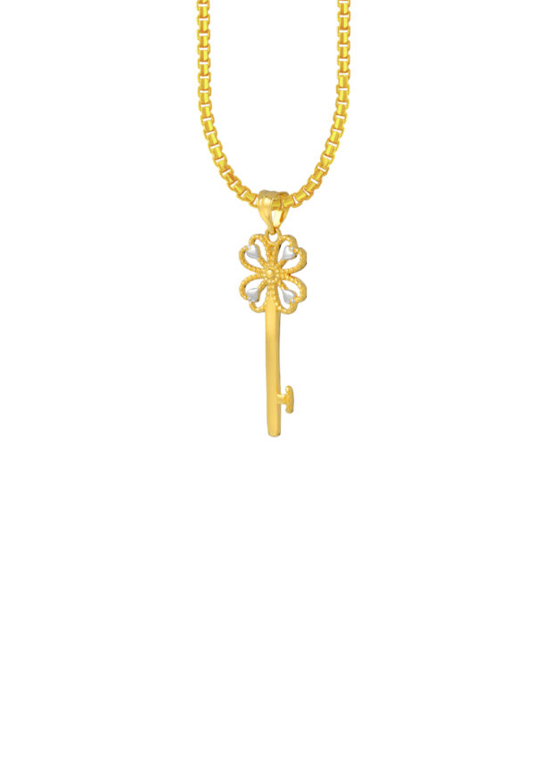 TOMEI Lusso Italia Key Pendant, Yellow Gold 916