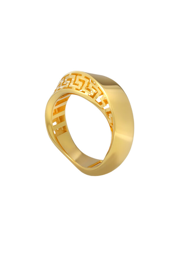 TOMEI Lusso Italia Ring, Yellow Gold 916