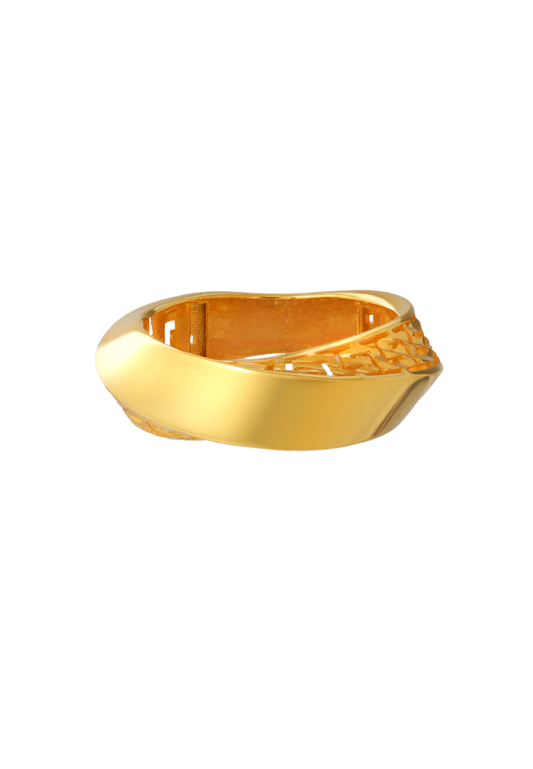 TOMEI Lusso Italia Ring, Yellow Gold 916