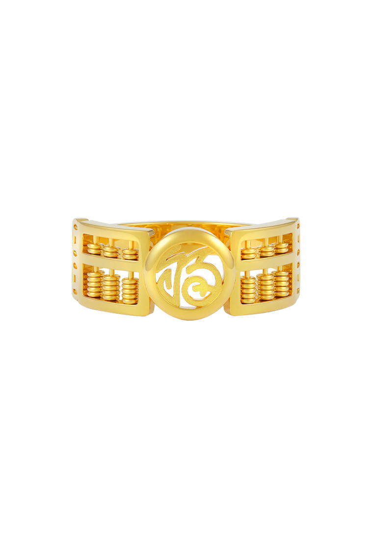TOMEI Abacus Ring, Yellow Gold 916
