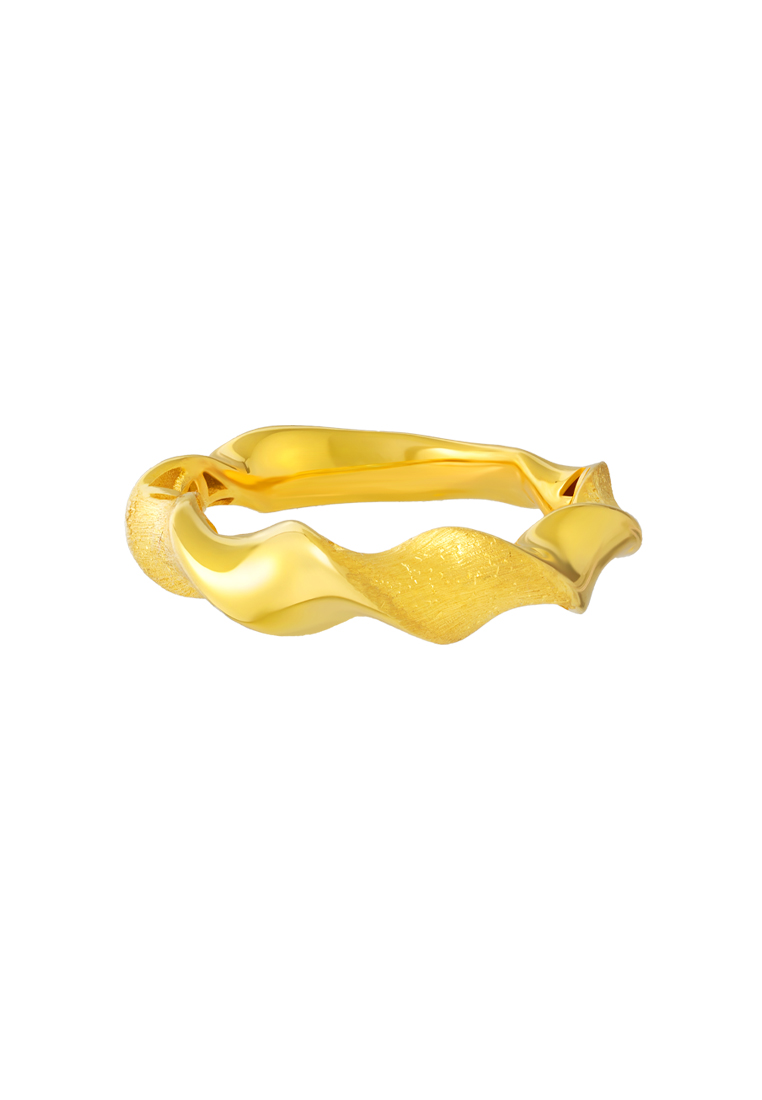 TOMEI Lusso Italia Ring, Yellow Gold 916