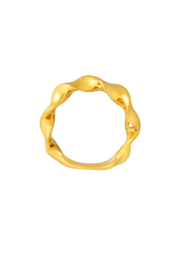 TOMEI Lusso Italia Ring, Yellow Gold 916