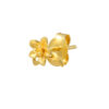 TOMEI Flower Earrings, Yellow Gold 916