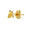 TOMEI Flower Earrings, Yellow Gold 916