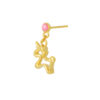 TOMEI Unicorn Earrings, Yellow Gold 999