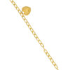 TOMEI Heart Bracelet, Yellow Gold 916