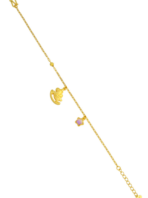 TOMEI Unicorn Bracelet, Yellow Gold 999