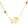 TOMEI Unicorn Necklace, Yellow Gold 999