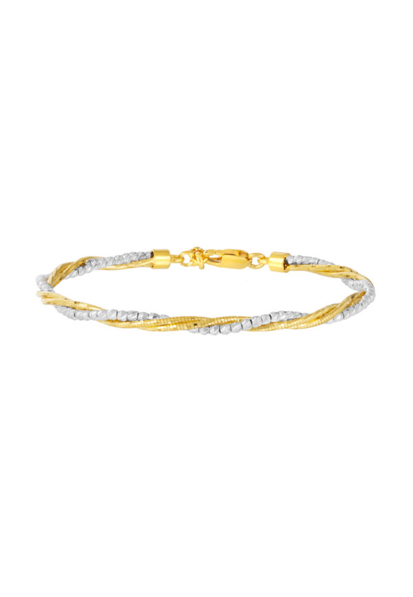 ssmy-zone-1785229493-1100x762px_6Oct_0057_LB4005-2C.jpg TOMEI Dual-Tone Bead Bangle, Yellow Gold 916