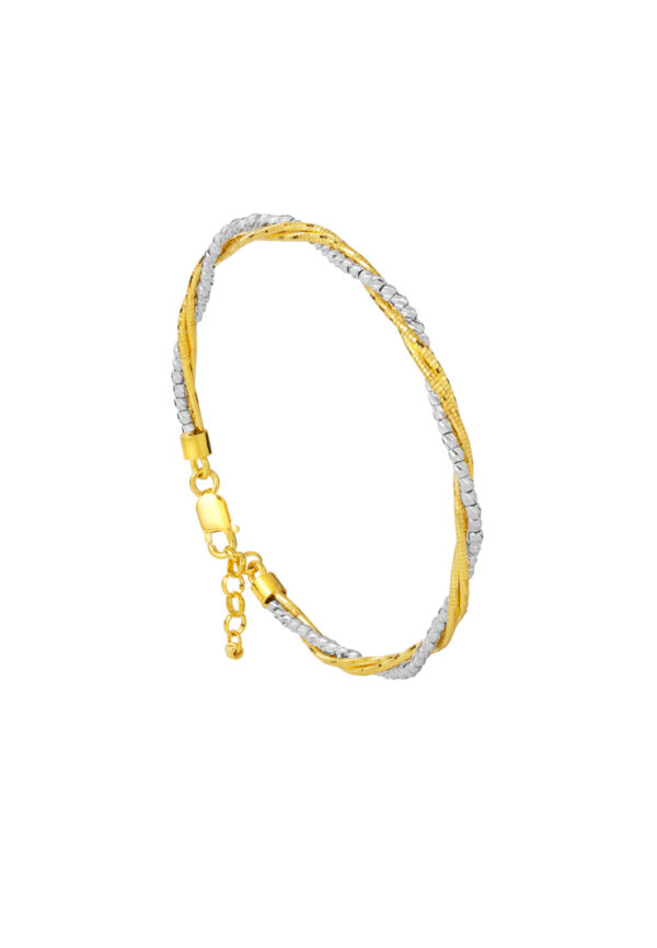 ssmy-zone-1785229493-1100x762px_6Oct_0058_LB4005-2C.jpg TOMEI Dual-Tone Bead Bangle, Yellow Gold 916