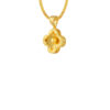 TOMEI Clover Pendant, Yellow Gold 916