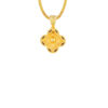 TOMEI Clover Pendant, Yellow Gold 916