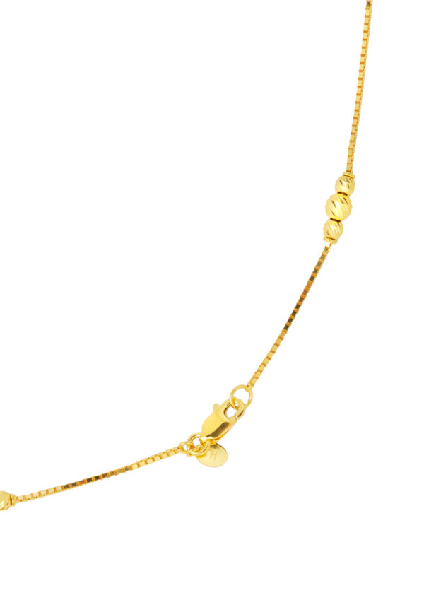 TOMEI Bead Necklace, Yellow Gold 916