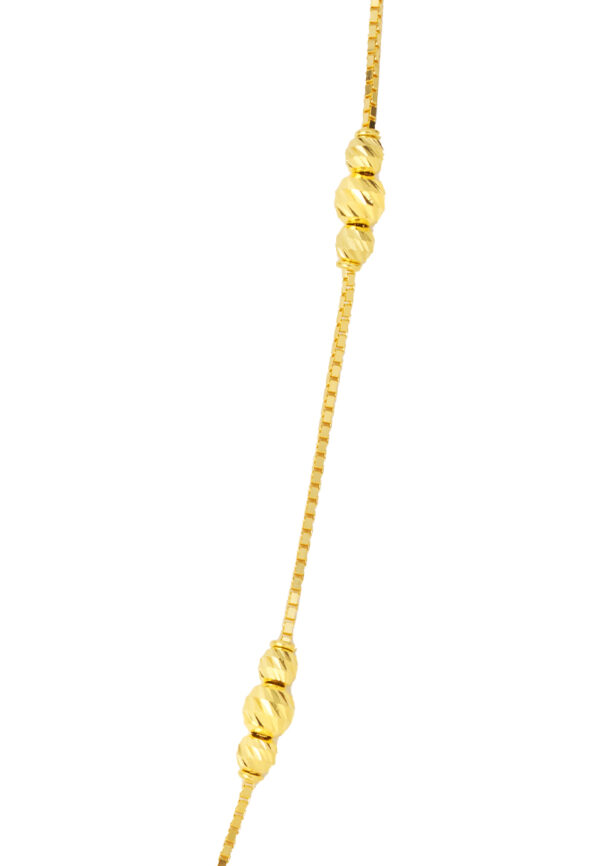 TOMEI Bead Necklace, Yellow Gold 916