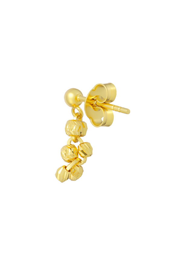TOMEI Dangling Ball Earrings, Yellow Gold 916