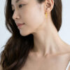 TOMEI Dangling Ball Earrings, Yellow Gold 916