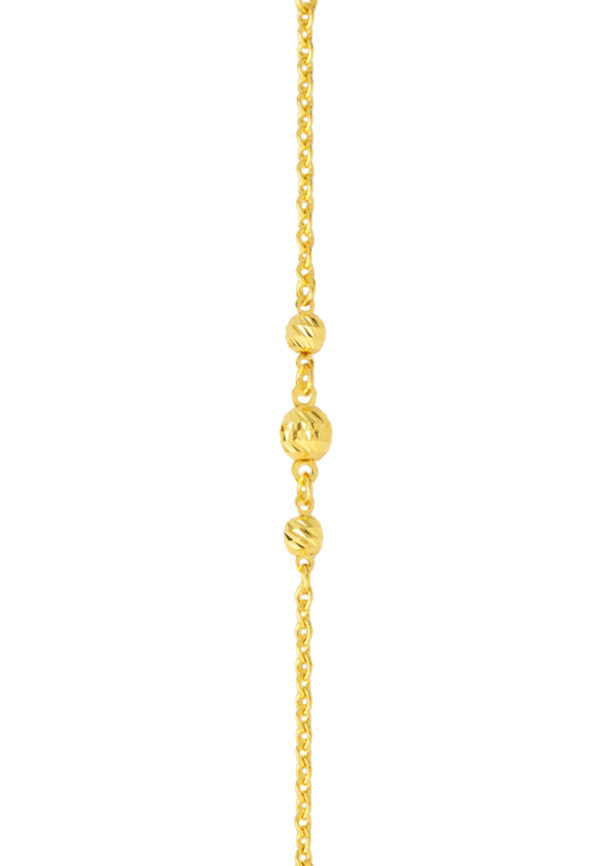 TOMEI Bead Bracelet, Yellow Gold 916
