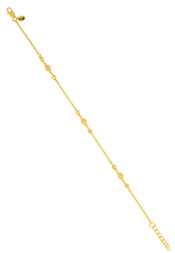 TOMEI Bead Bracelet, Yellow Gold 916