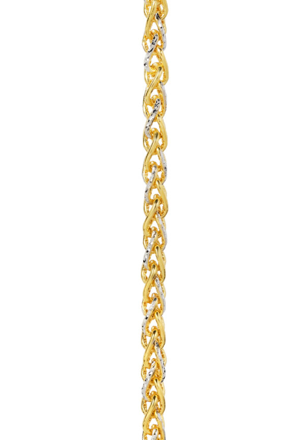 TOMEI Dual-Tone Bracelet, Yellow Gold 916