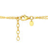 TOMEI Double-Strand Ball Necklace, Yellow Gold 916
